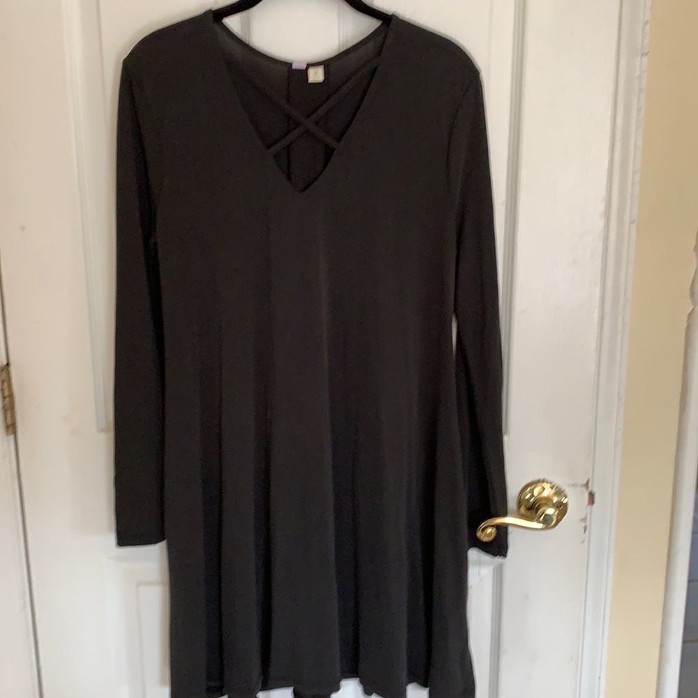 Brand new black jersey dress